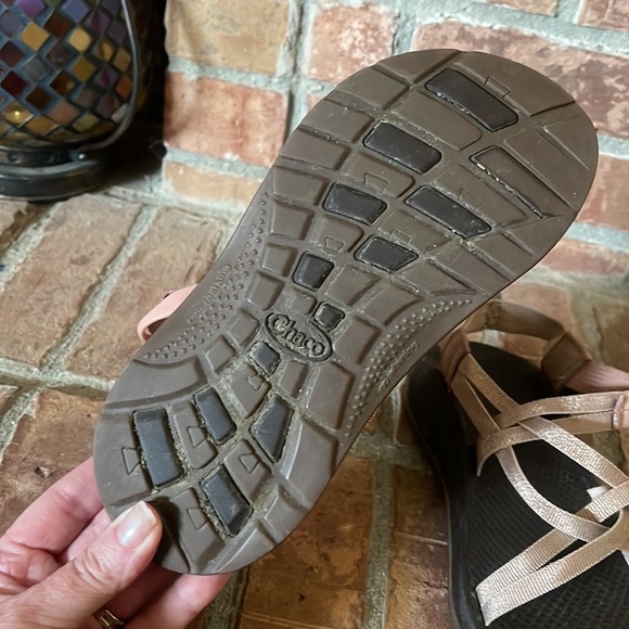 Chaco Junior Pale Pink ZX/1 EcoTread Strappy Sandals - Picture 7 of 8